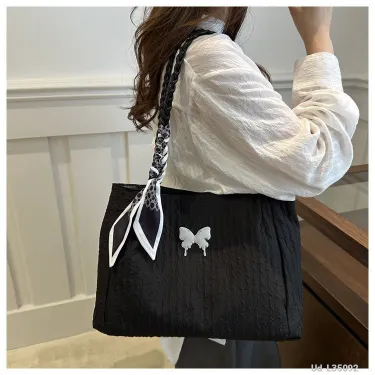 Butterfly Bubble Cloud Tote Bag 